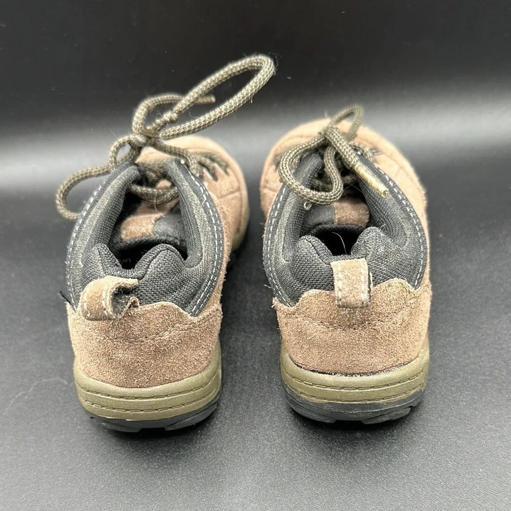 merrell sight lace kids bracken Brown Sneakers with Rugged Sole and Suede Finish